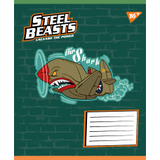 Зошит уч. "YES" 12арк.# /767709/ "Steel Beasts" (25/500)