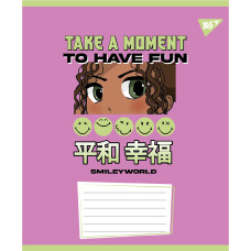 Зошит уч. "YES" 12арк.// /767660/ "Smiley World Cool" (25/500)