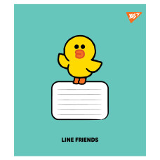 Зошит уч. "YES" 12арк.== /767646/ "Line Friends Stylish" (25/500)