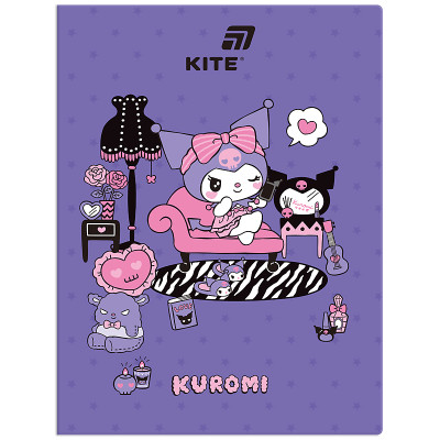 Папка з файлами А4 "Kite" /HK25-249-1/ 20 файлів Kuromi Куромі (1/12)