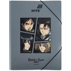 Папка на гумках А4 "Kite" /AT25-247/ Attack on Titan (1/12)