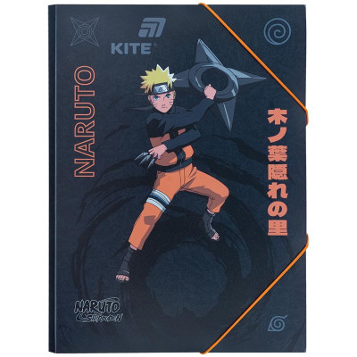Папка на гумках А4 "Kite" /NR25-247/ Naruto Shippuden (1/12)