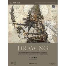 Скетчбук 300x400/30арк. "MUSE" /PB-GB-030-082/ склейка, 150г/м2, (4)
