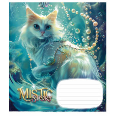 Зошит уч. "Школярик" 18арк.== /3441L/ "Mistic story" глітер (дівчинка) (25/250)