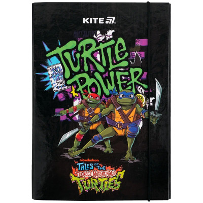 Папка для зошитів "Kite" /NT25-210/ В5 на гумці картон, TMNT Tales of the TMNT (1/10)