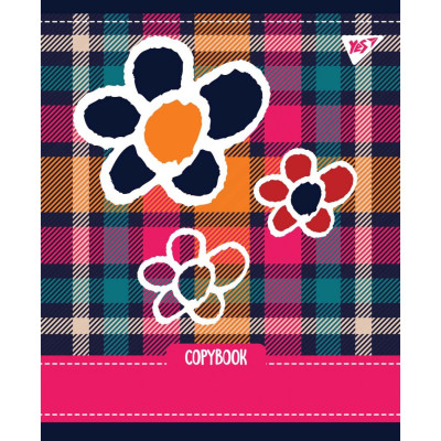 Зошит уч. "YES" 12арк.# /765148/ "Tartan fun" виб.гібрід.лак (10/250)