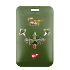 Бедж "YES " /940318/ вертикальний, без стрічки, слайдер "Military" (1/20/600)