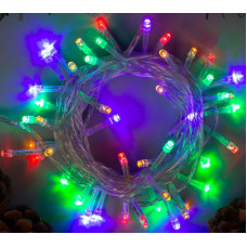 Електрогірлянда світлодіодна /6383-3/ 20 LED 3м 3 реж., кольорове світло,уп.PVC (3 батар.)