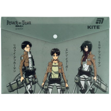 Папка на кнопці А4 "Kite" /AT25-244/ Attack on Titan Season 1-3 (1/12)