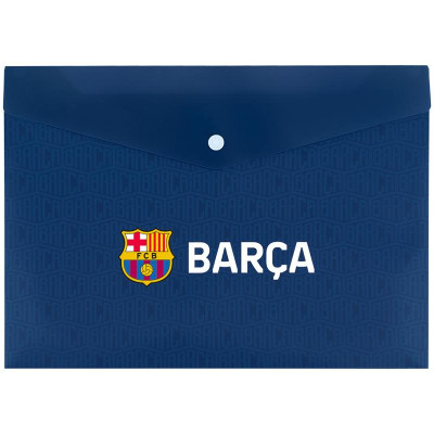 Папка на кнопці А4 "Kite" /BC25-244/ FC Barcelona (1/12)