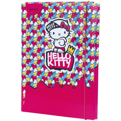 Папка для праці А4 карт/лам "Kite" /HK21-213/ Hello Kitty на гум. (1/5/20)