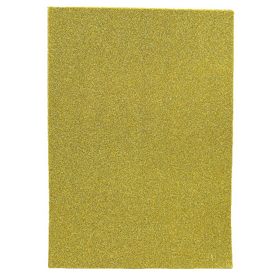 Флексика(фоаміран) "JO" /17GLA4-056/ EVA 1,7mm A4 GLITTER "Золотий" 10шт/уп (1/96)