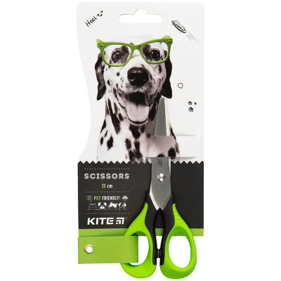Ножиці  дитячі "Kite" /K22-016/ "Kite Dogs"13см, гум. вставки (1/12)