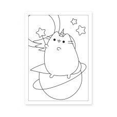 Розмальовка А4/12стор "YES" /742918/ "Pusheen" (1/100)