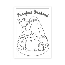 Розмальовка А4/12стор "YES" /742918/ "Pusheen" (1/100)