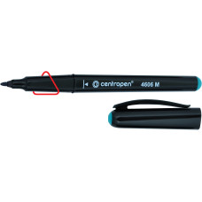 Маркер "Centropen 4606" CD- PEN син. 1мм (10)