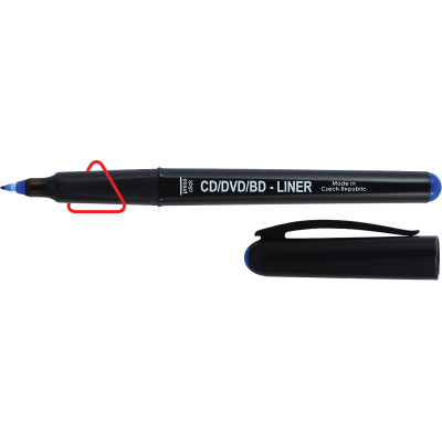 Маркер "Centropen" /4616/02/ CD-LINER красн.  0,6мм  (10)