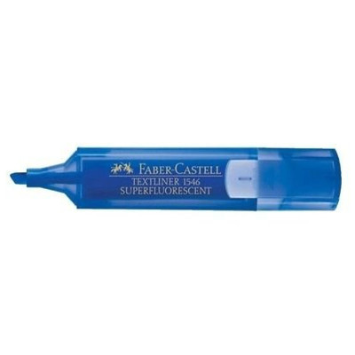 Маркер "Faber-Castell" /154652/ TEXTLINER SUPERFLUOR, синій (10)