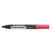 Маркер "Centropen" /8566/02/ перманентний КРУГЛИЙ, червоний (10/200)
