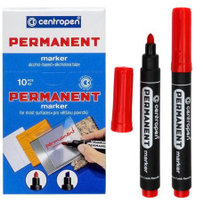 Маркер "Centropen" /8566/02/ перманентний КРУГЛИЙ, червоний (10/200) Маркер "Centropen" /8566/02/ перманентний КРУГЛИЙ, червоний (10/200)