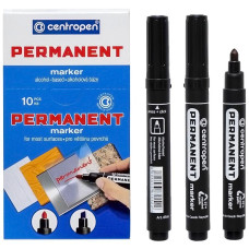 Маркер "Centropen" /8566/01/ перманентний КРУГЛИЙ, чорний (10/200) Маркер "Centropen" /8566/01/ перманентний КРУГЛИЙ, чорний (10/200)