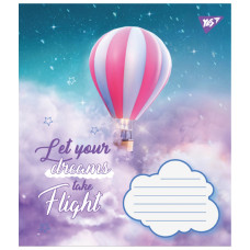 Зошит уч. "YES" 18арк.== /766994/ "Let your dreams" (25/400)
