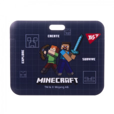 Бедж "YES " /940392/ горизонтальний, на стрічці, слайдер "Minecraft" (1/20/600)