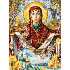 Алмазна мозаїка "Go to art" /189789/ "Свята Покрова" 30*40 см на підрамнику