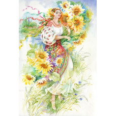 Алмазна мозаїка "Go to art" /189769/ "Полтавчанка" 21*25 см на картоні 5D Алмазна мозаїка "Go to art" /189769/ "Полтавчанка" 21*25 см на картоні 5D