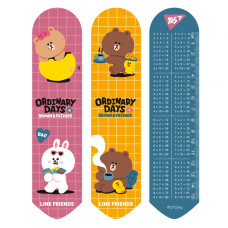 Закладка 2D "YES" /708137/ "Line Friends brown" (1/10/100) Закладка 2D "YES" /708137/ "Line Friends brown" (1/10/100)