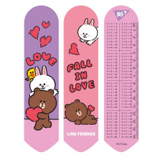 Закладка 2D "YES" /708134/ "Line Friends love" (1/10/100) Закладка 2D "YES" /708134/ "Line Friends love" (1/10/100)