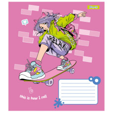 Зошит уч. "1B" 12арк.// /767199/ "Anime girl" (25/500)