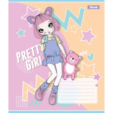 Зошит уч. "1B" 12арк.// /767205/ "Pretty girl" (25/500)