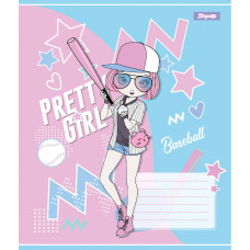 Зошит уч. "1B" 12арк.// /767205/ "Pretty girl" (25/500)