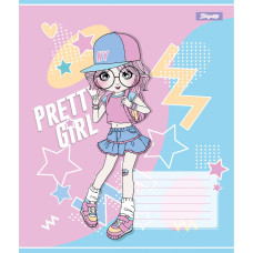 Зошит уч. "1B" 12арк.// /767205/ "Pretty girl" (25/500)