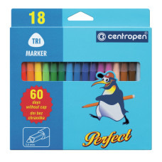 Фломастери "Centropen" 18 кол. /Cen-2510/18/ 60 днів не висихають (10/110) Фломастери "Centropen" 18 кол. /Cen-2510/18/ 60 днів не висихають (10/110)