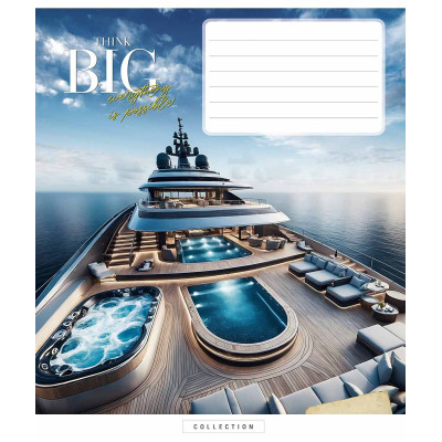 Зошит уч. "Star" 18арк.# /3672K/ "Dream big" ВД-лак (хлопчик) (25/250)