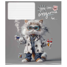 Зошит уч. "Школярик" 12арк.==/3436L/ "You can be anyone" ВД-лак (нейт) (30/300)