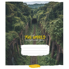 Зошит уч. "Школярик" 60арк.== /3548L/ "Let the world surprise you" ВД-лак (нейт) (10/80)