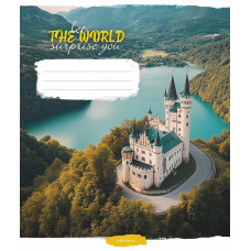 Зошит уч. "Школярик" 60арк.== /3548L/ "Let the world surprise you" ВД-лак (нейт) (10/80)