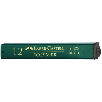 Грифель для механічного олівця "Faber-Castell" /OF/9125/521502/ 0.5ММ 2В, 12шт у пеналі (12/576)