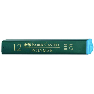 Грифель для механічного олівця "Faber-Castell" /OF/9127/521701//9067 0.7ММ B, 12шт у пеналі (12/576)