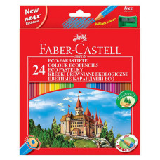 Олівці кольорові "Faber-Castell" 24 кол. /120124/ "ЗАМОК І ЛИЦАРІ" картон (1/4) Олівці кольорові "Faber-Castell" 24 кол. /120124/ "ЗАМОК І ЛИЦАРІ" картон (1/4)