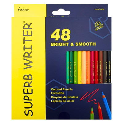 Олівці кольорові "Marco Superb writer" 48 кол. /4100-48СВ/ картон (6/60)