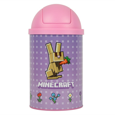 Настільний контейнер для сміття "YES" /708570/ “Minecraft.Spring” металевий, 10*18см (1/12/72)