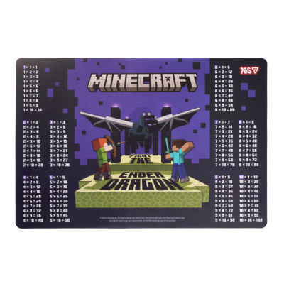 Підкладка настільна "YES" /492363/ "Minecraft.Dragon" табл. множ. 42*29см (1/10/200)