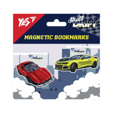 Закладки магнітні "YES" /708119/ "Cool Street drift", 2шт (1/10/500)