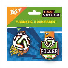 Закладки магнітні "YES" /708111/ "Football", 2шт (1/10/500) Закладки магнітні "YES" /708111/ "Football", 2шт (1/10/500)