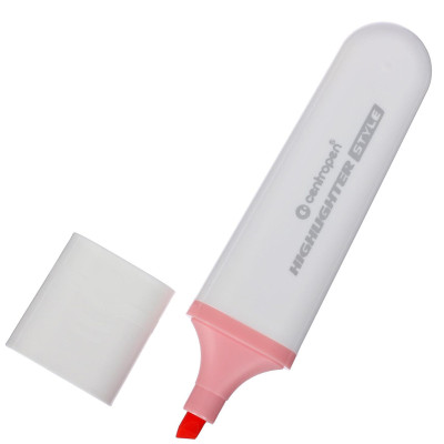 Маркер текстовий "Centropen" /6252/56/ "Highlighter Style", 1-4,6 мм, пастель рожевий (10)