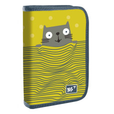 Пенал твердий "YES" /533424/ одинарний з двома клапанами HP-04 Kitty Пенал твердий "YES" /533424/ одинарний з двома клапанами HP-04 Kitty